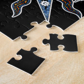 Celestial Mosaic Sun en Moon Legpuzzel (Zijkant)