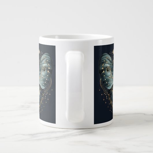 Celestial Moth Dark Aesthetic Coffee Mug (Dos)