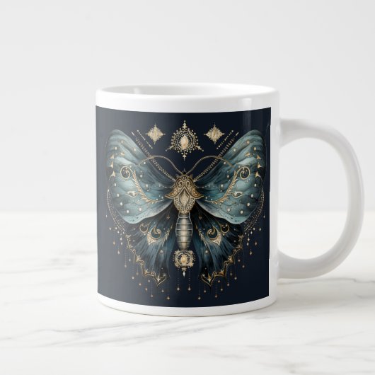 Celestial Moth Dark Aesthetic Coffee Mug (Droite)
