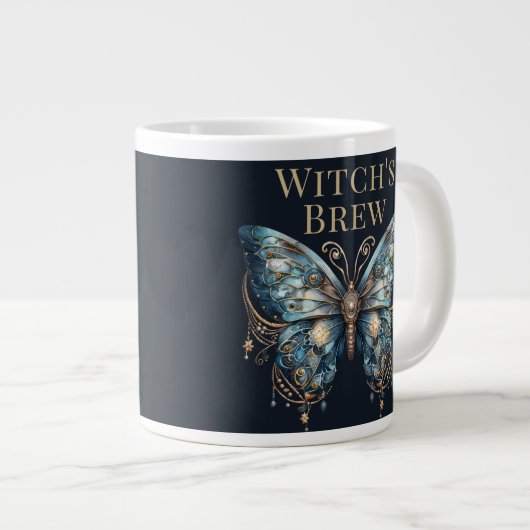 Celestial Moth Dark Aesthetic Mug (Devant droit)
