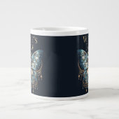Celestial Moth Dark Aesthetic Mug Extra Grote Beker (Voorkant)