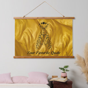 Celestial Moth Hanging Tapestry Hangend Wandkleed