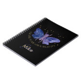 Celestial Moth Personalized Notitieboek (Linkerzijde)