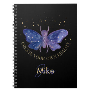 Celestial Moth Personalized Notitieboek