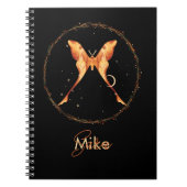 Celestial Moth Personalized Notitieboek (Voorkant)