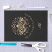 Celestial Moth Personalized Sierkussen Tissuepapier (Craft)