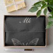 Celestial Moth Personalized Sierkussen Tissuepapier (Geschenk)
