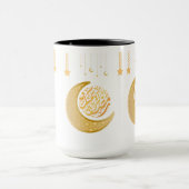 Celestial Mug – Gold Crescent Moons & Stars for Dr (Centre)