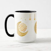 Celestial Mug – Gold Crescent Moons & Stars for Dr Mok (Links)