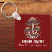Celestial Mushroom Constellation Universe Sleutelhanger (Voorkant)