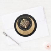 Celestial Mystic Moon Jewellery Designer Sticker (Envelop)