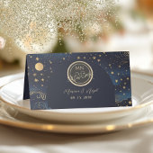 Celestial Navy Gold Wedding