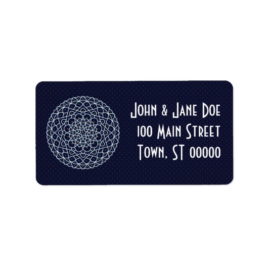 Celestial Night Address Label (Voorkant)