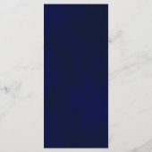 Celestial Night Sky Bruiloft Menu (Achterkant)