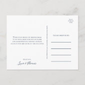 Celestial Night Sky met Lijst Dank u Briefkaart (Achterkant)