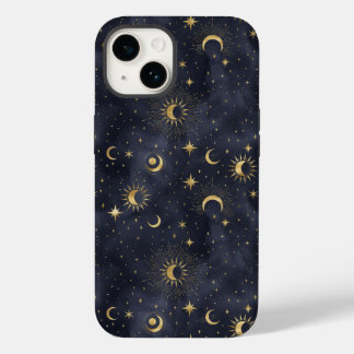 Celestial Night sky met sterren sun moon Hoesje-Ma Case-Mate iPhone 14 Hoesje