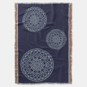Celestial Night Throw Blanket Deken (Voorkant Verticaal)