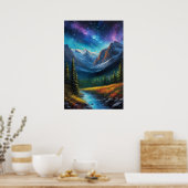 Celestial Oasis, Charming Valley Poster (Keuken)