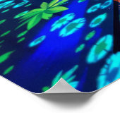 Celestial Oasis: Where City Lights Meet Paradise Poster (Hoek)