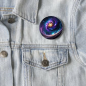 "Celestial Odyssey Print" Button (In situ)