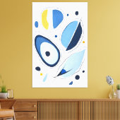 Celestial Orb Odyssey Abstract Canvas Afdruk (Insitu (Woonkamer))