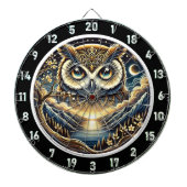 Celestial Owl Haven Dartboard Design Dartbord (Voorkant)