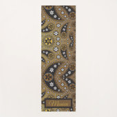 Celestial Paisley Floral Persoonlijke naam Yogamat (Voorkant)