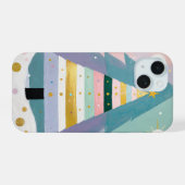 Celestial Pastel Christmas Tree iPhone 15 Hoesje (Achterkant horizontaal)
