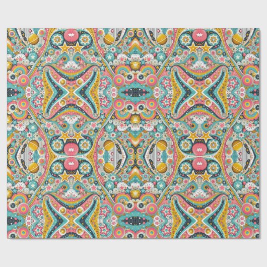 "Celestial Patterns" inpakpapier (Vlak)