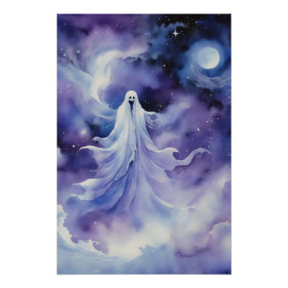 Celestial Phantasm - raadselachtige geest Perfect Poster