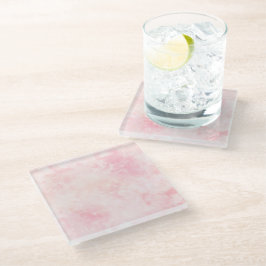 Celestial Pink Nebula Glass Onderzetter