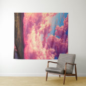 Celestial Pink Sky Wandkleed (In Situ (horizontaal))