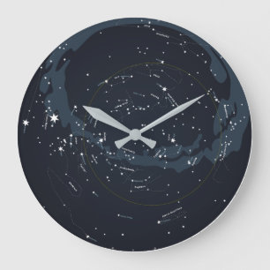 Celestial Planisphere Wall Clock Grote Klok