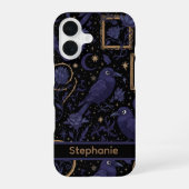 Celestial Raven iPhone Case iPhone 16 Hoesje (Achterkant)