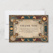 Celestial Royal Baroque Wedding Bedankkaart (Voorkant)