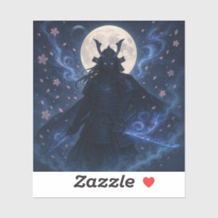 Celestial Samurai Dark Fantasy Anime Vinyl sticker