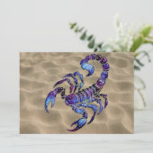 Celestial Scorpion Kaart (Staand voorkant)