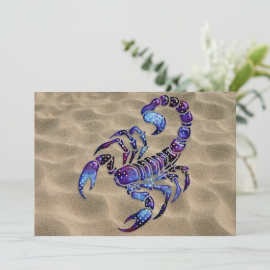 Celestial Scorpion Kaart (Staand voorkant)