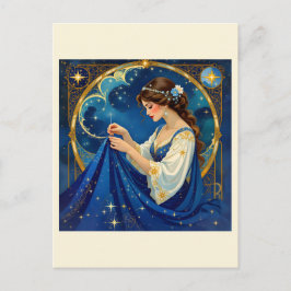Celestial Seamstress - Sewing Lover - Sewing Gift Briefkaart