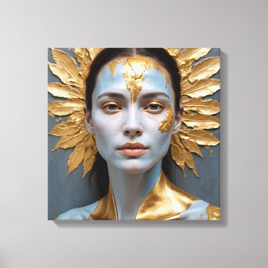 Celestial Serene Canvas Afdruk (Voorkant)