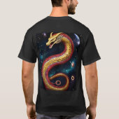 Celestial Serpent - Bewaker van de Kosmos T-shirt (Achterkant)
