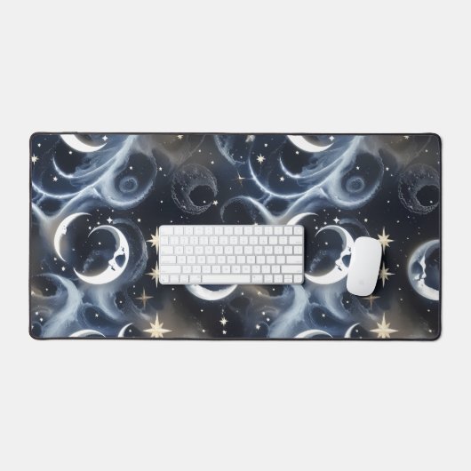 Celestial Silver Moon for Astrology Lovers (Clavier et souris)