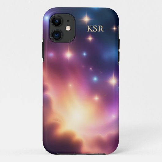 Celestial Skies Monogram Case-Mate iPhone Case (Achterkant)