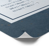 Celestial Sky Framed Alfabetical Seat Chart Poster (Hoek)