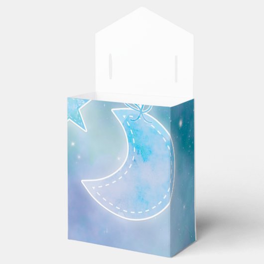 Celestial Sky Galaxy Baby shower Favor Boxes Bedankdoosjes (Geopend)