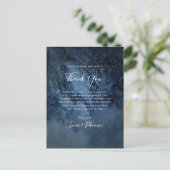 Celestial Sky Silver - Hartelijk dank voor uw ontv Briefkaart (Staand voorkant)