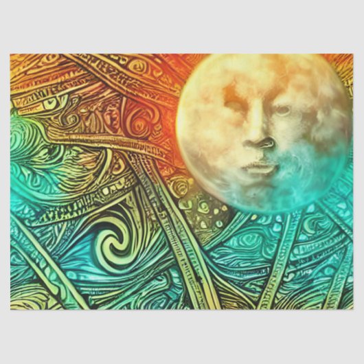 Celestial Sky Tissuepapier (Voorkant)