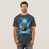 Celestial Space Pirate Ship T-shirt (Voorkant volledig)