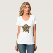 Celestial Star Design T-shirt – Shine Bright EV (Voorkant volledig)