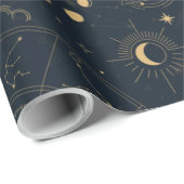 Celestial Star Signs Cadeaupapier (Rol Hoek)